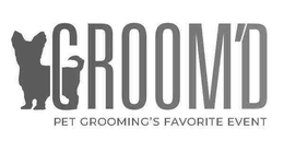 GROOM'D PET GROOMING'S FAVORITE EVENT trademark