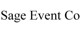 SAGE EVENT CO trademark
