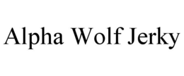 ALPHA WOLF JERKY trademark