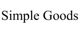 SIMPLE GOODS trademark