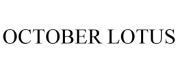 OCTOBER LOTUS trademark