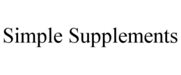 SIMPLE SUPPLEMENTS trademark
