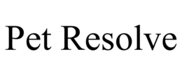 PET RESOLVE trademark