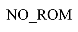 NO_ROM trademark