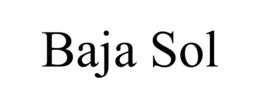 BAJA SOL trademark