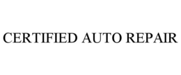 CERTIFIED AUTO REPAIR trademark
