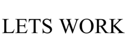 LETS WORK trademark