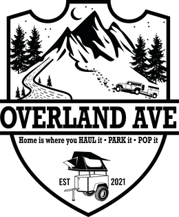 OVERLAND AVE HOME IS WHERE YOU HAUL PARK IT POP IT EST 2021 trademark