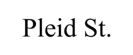 PLEID ST. trademark