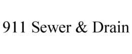 911 SEWER & DRAIN trademark