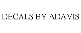 DECALS BY ADAVIS trademark