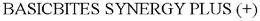 BASICBITES SYNERGY PLUS (+) trademark