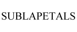 SUBLAPETALS trademark