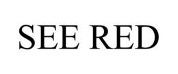 SEE RED trademark
