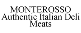 MONTEROSSO AUTHENTIC ITALIAN DELI MEATS trademark