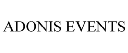 ADONIS EVENTS trademark