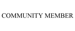 COMMUNITY MEMBER trademark