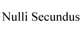NULLI SECUNDUS trademark