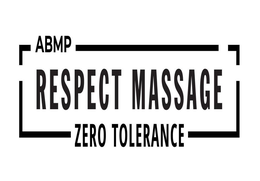 ABMP RESPECT MASSAGE ZERO TOLERANCE trademark