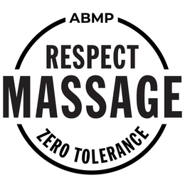 ABMP RESPECT MASSAGE ZERO TOLERANCE trademark