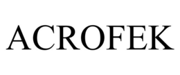 ACROFEK trademark