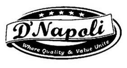 D'NAPOLI WHERE QUALITY & VALUE UNITE trademark