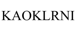 KAOKLRNI trademark