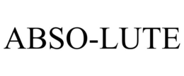 ABSO-LUTE trademark