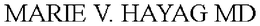 MARIE V. HAYAG MD trademark