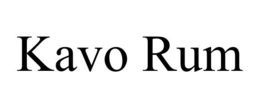KAVO RUM trademark