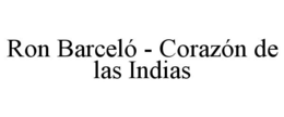 RON BARCELÓ - CORAZÓN DE LAS INDIAS trademark