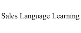 SALES LANGUAGE LEARNING trademark