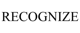 RECOGNIZE trademark