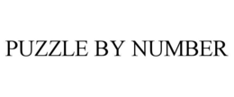 PUZZLE BY NUMBER trademark
