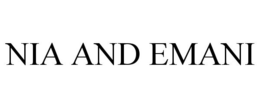 NIA AND EMANI trademark