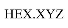 HEX.XYZ trademark