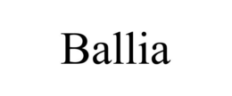 BALLIA trademark