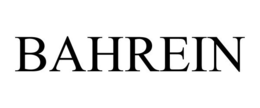 BAHREIN trademark