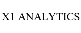 X1 ANALYTICS trademark