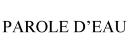 PAROLE D'EAU trademark