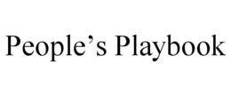 PEOPLE'S PLAYBOOK trademark