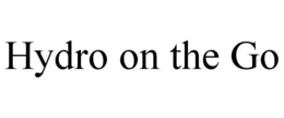HYDRO ON THE GO trademark