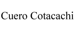 CUERO COTACACHI trademark