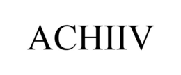 ACHIIV trademark