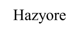HAZYORE trademark