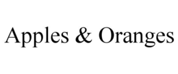 APPLES & ORANGES trademark