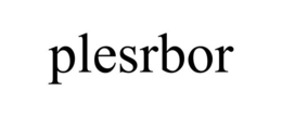 PLESRBOR trademark