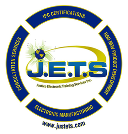J.E.T.S JUSTICE ELECTRONIC TRAINING SERVICES INC. CONSULTATION SERVICES IPC CERTIFICATIONS R&D NEW PRODUCT DEVELOPMENT ELECTRONIC MANUFACTURING WWW.JUSTETS.COM trademark