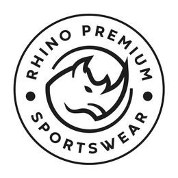 · RHINO PREMIUM · SPORTSWEAR trademark