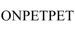 ONPETPET trademark